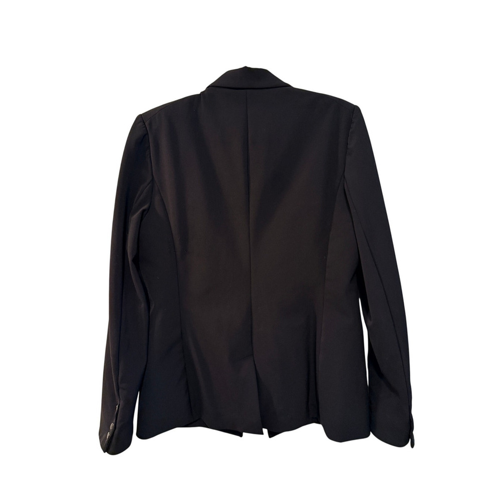 NWT Veronica Beard 12 Iconic Scuba Dickey Jacket $645 Bi Stretch Blazer Black - Picture 4 of 12